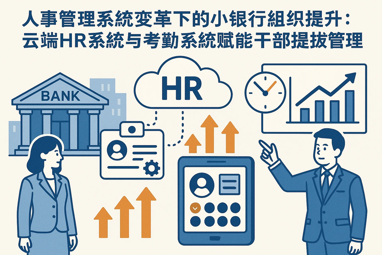 人事管理系统变革下的小银行组织提升：云端HR系统与考勤系统赋能干部提拔管理