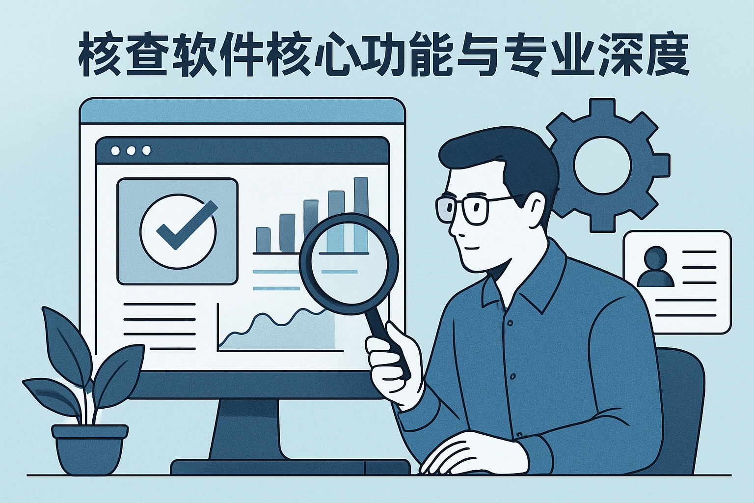 2. 核查软件核心功能与专业深度