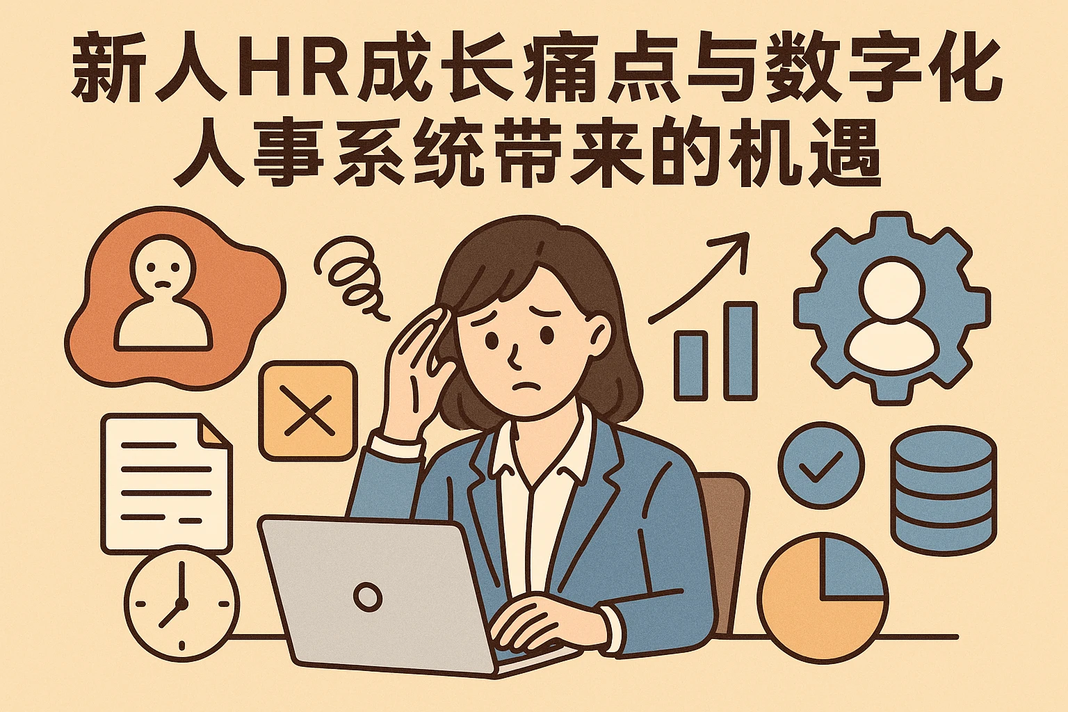 新人HR成长痛点与数字化人事系统带来的机遇