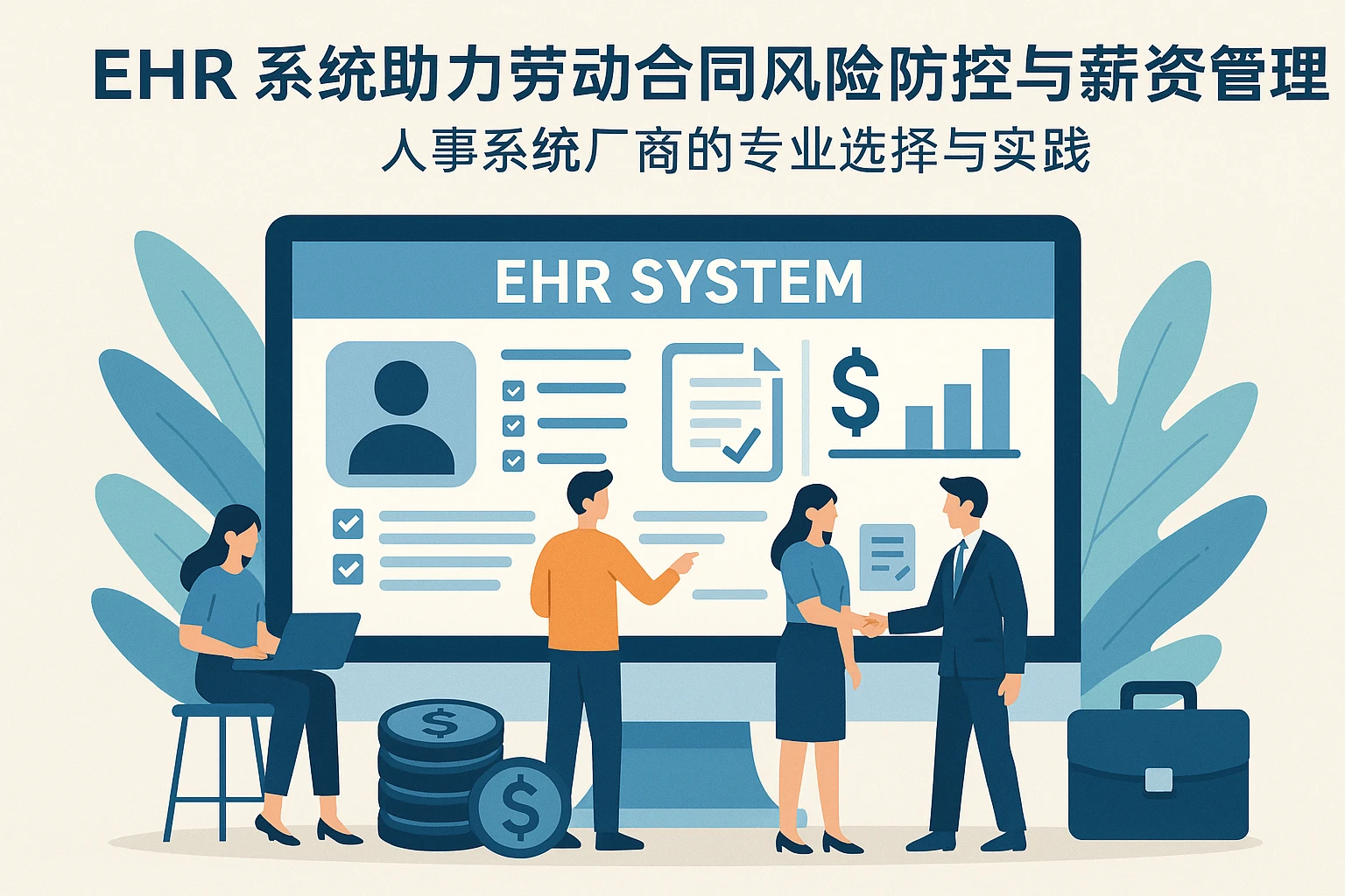 EHR系统助力劳动合同风险防控与薪资管理:人事系统厂商的专业选择与实践