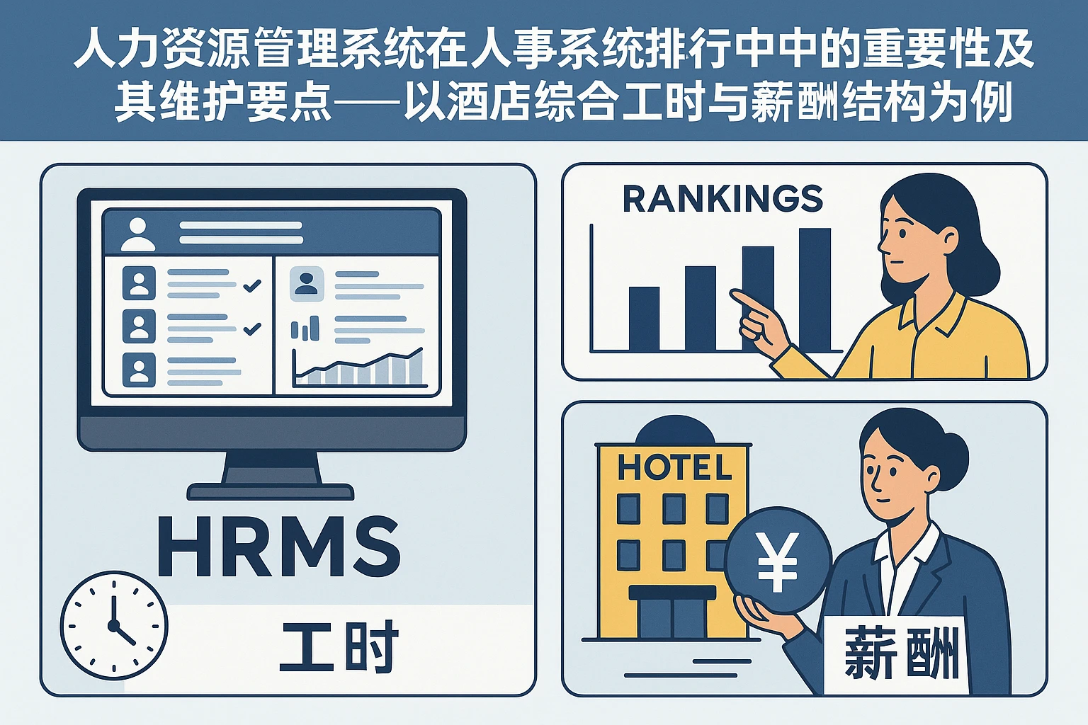 人力资源管理系统在人事系统排行榜中的重要性及其维护要点——以酒店综合工时与薪酬结构为例