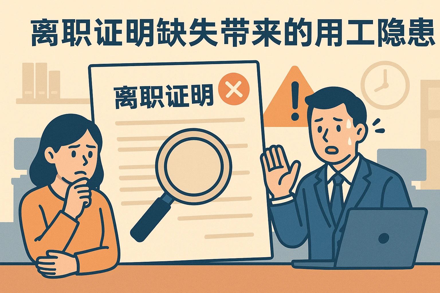 离职证明缺失带来的用工隐患