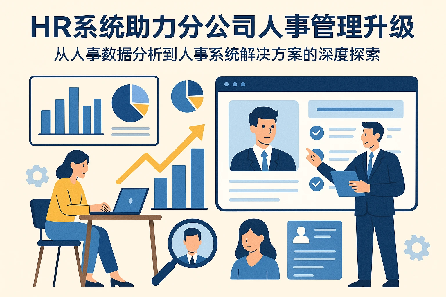 HR系统助力分公司人事管理升级：从人事数据分析到人事系统解决方案的深度探索