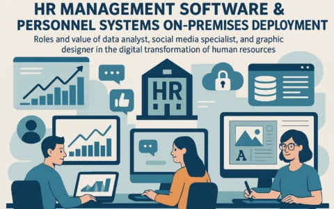 HR管理软件与人事系统私有化部署：数据分析员、新媒体运营和平面设计师在企业人力资源数字化转型中的角色与价值