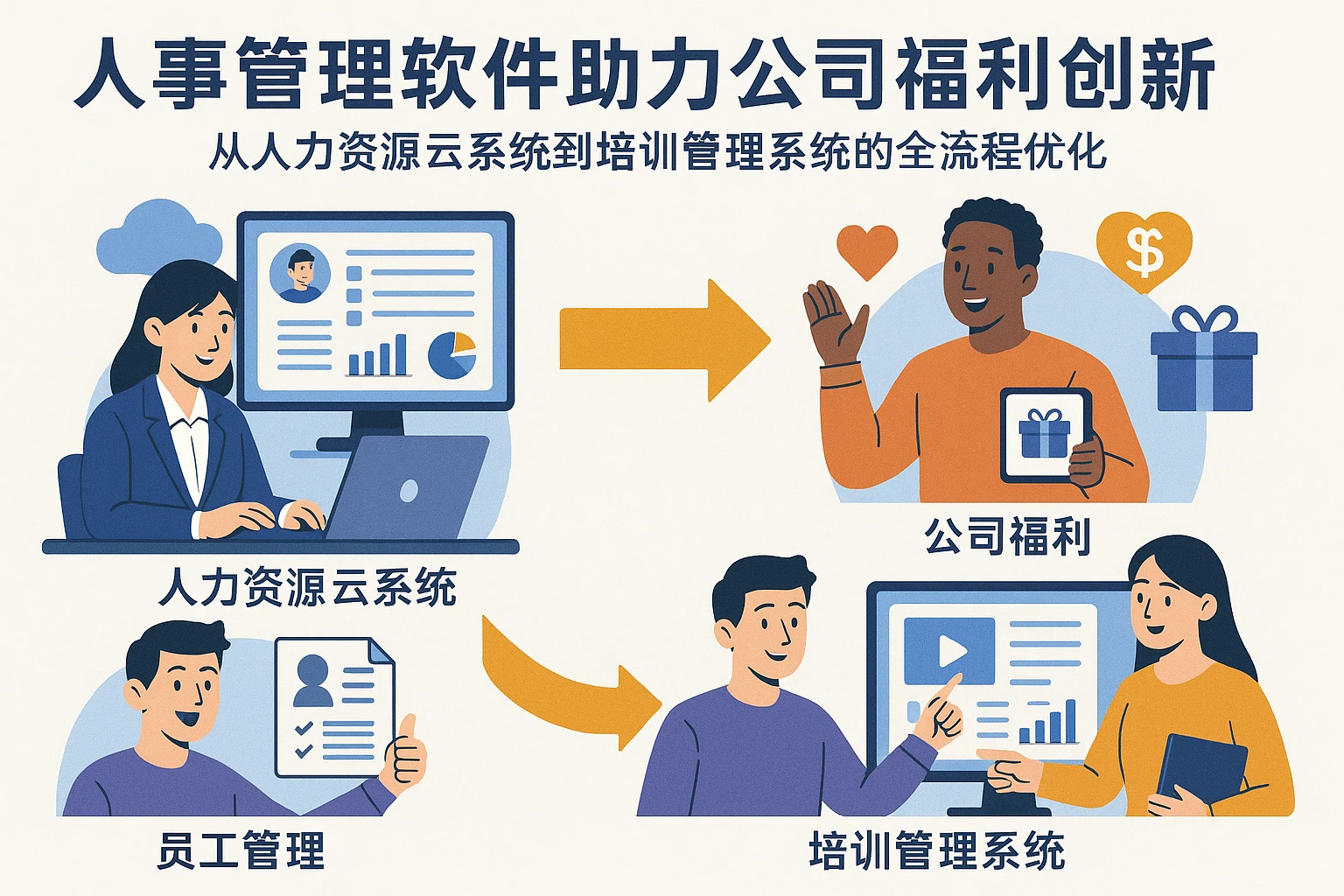 人事管理软件助力公司福利创新——从人力资源云系统到培训管理系统的全流程优化