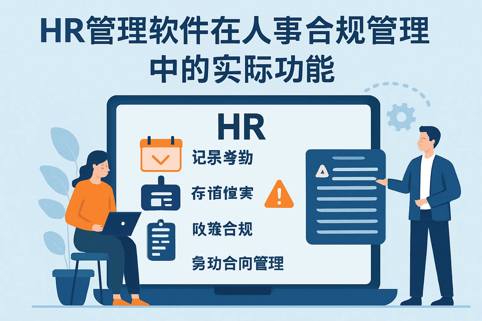 HR管理软件在人事合规管理中的实际功能