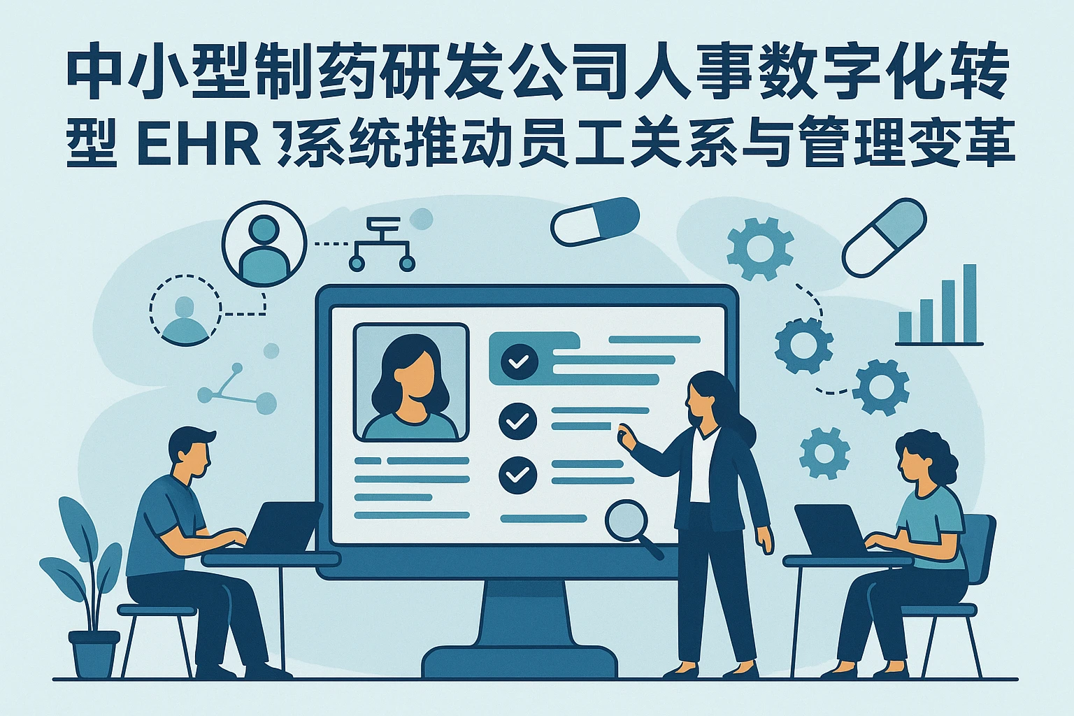 中小型制药研发公司人事数字化转型：以EHR系统推动员工关系与管理变革