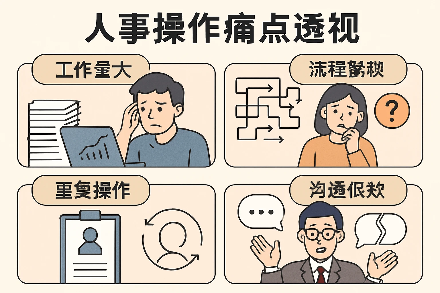 人事操作痛点透视