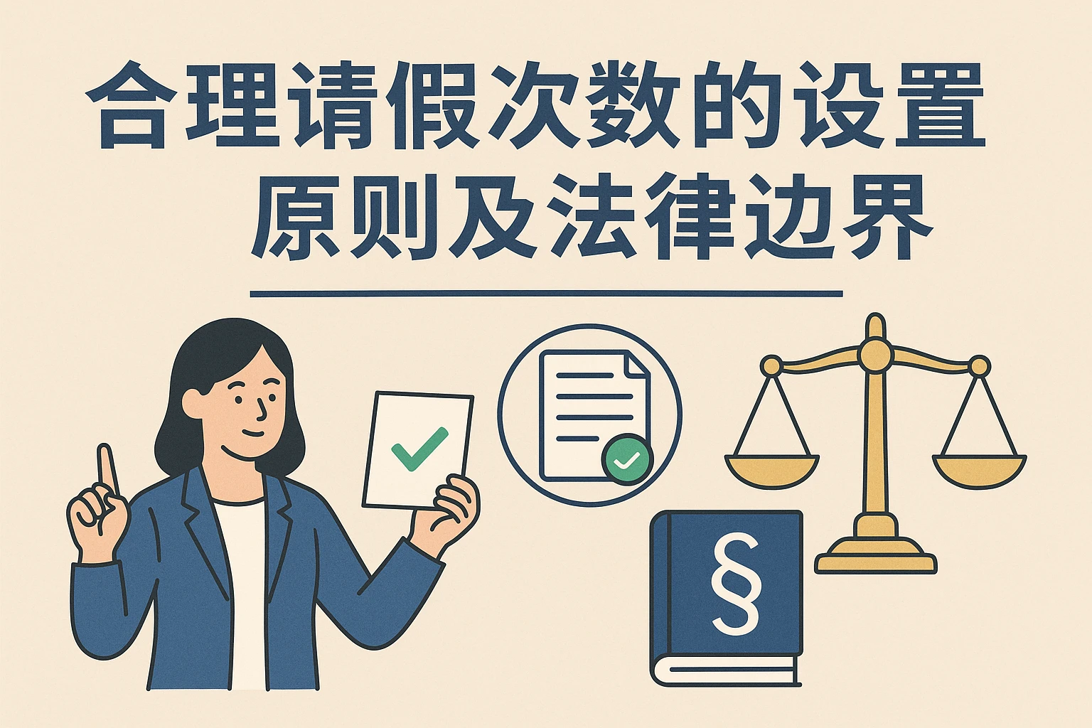 合理请假次数的设置原则及法律边界