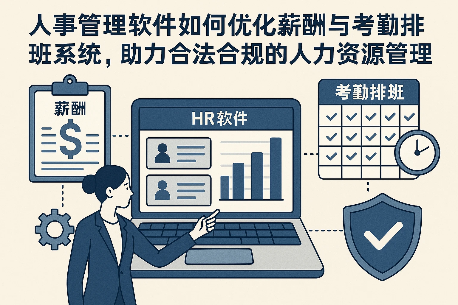 人事管理软件如何优化薪酬与考勤排班系统，助力合法合规的人力资源管理