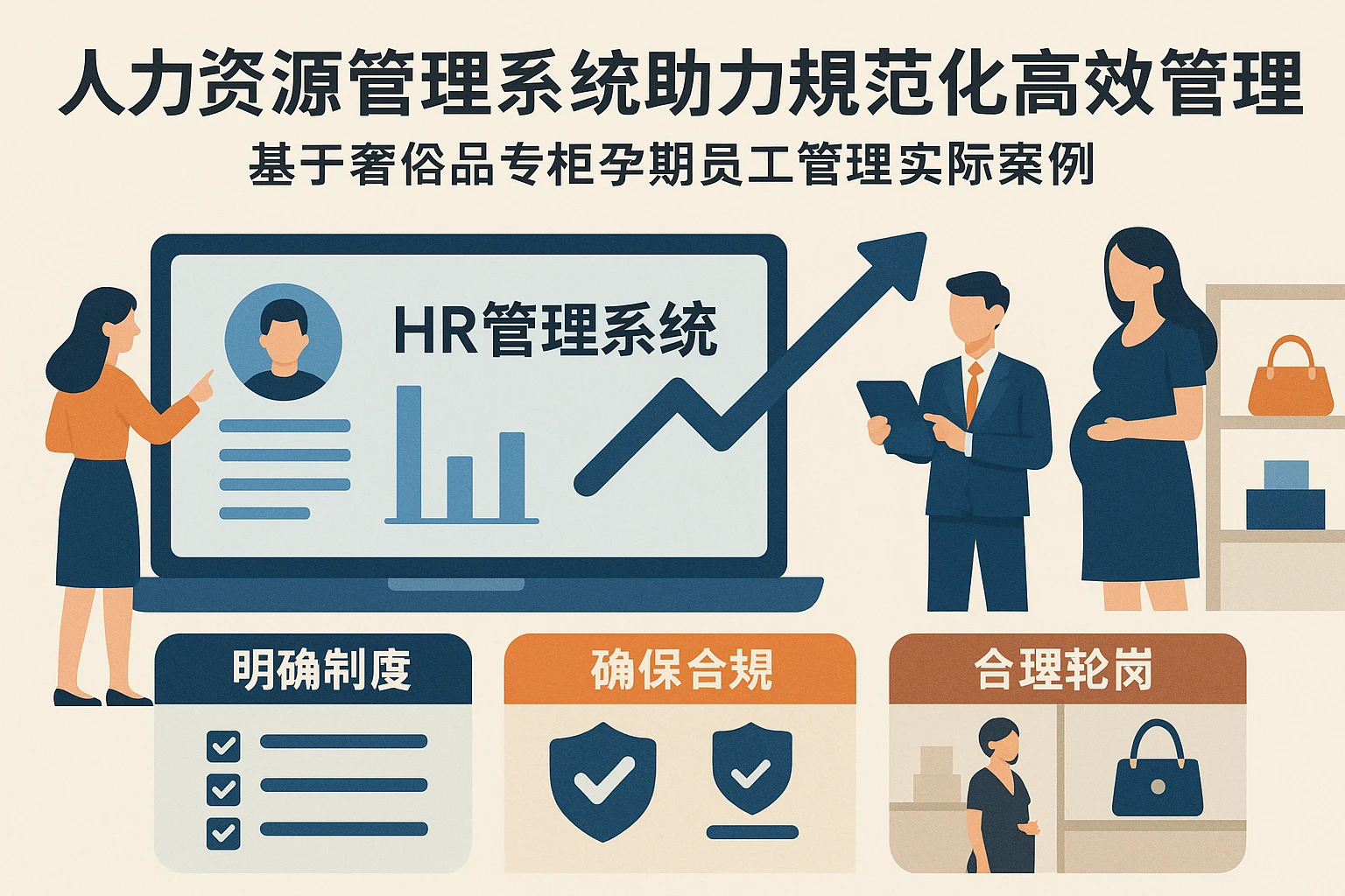 人力资源管理系统助力规范化高效管理——基于奢侈品专柜孕期员工管理实际案例