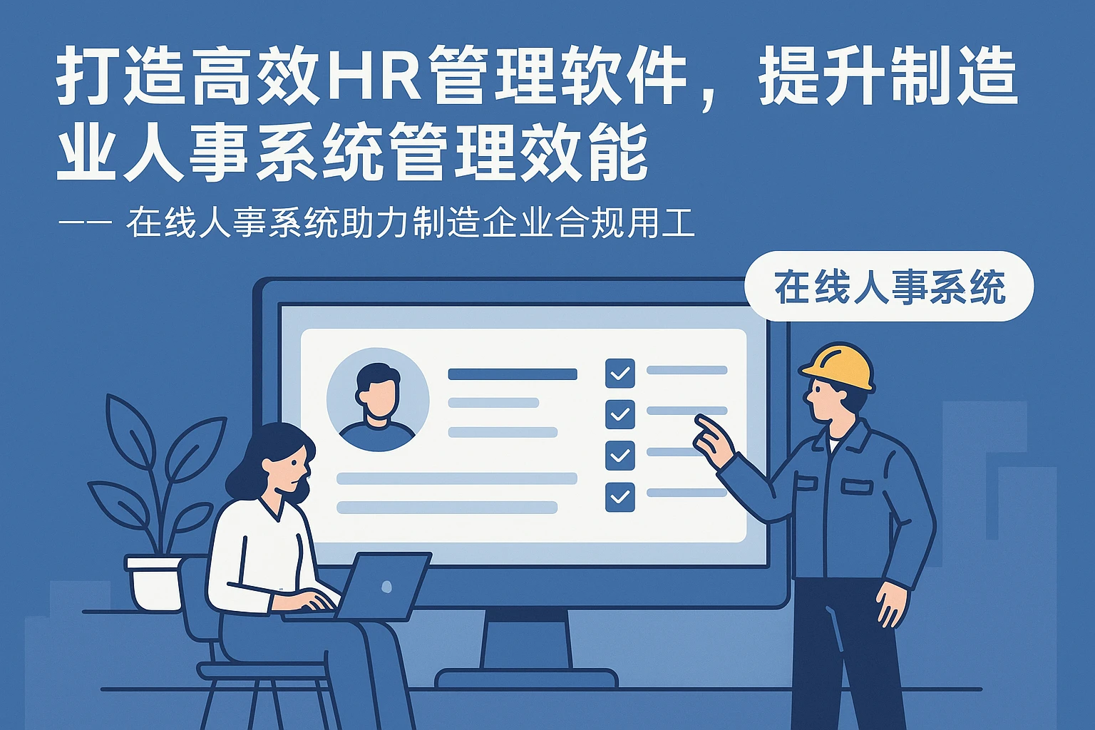 打造高效HR管理软件，提升制造业人事系统管理效能 —— 在线人事系统助力制造企业合规用工