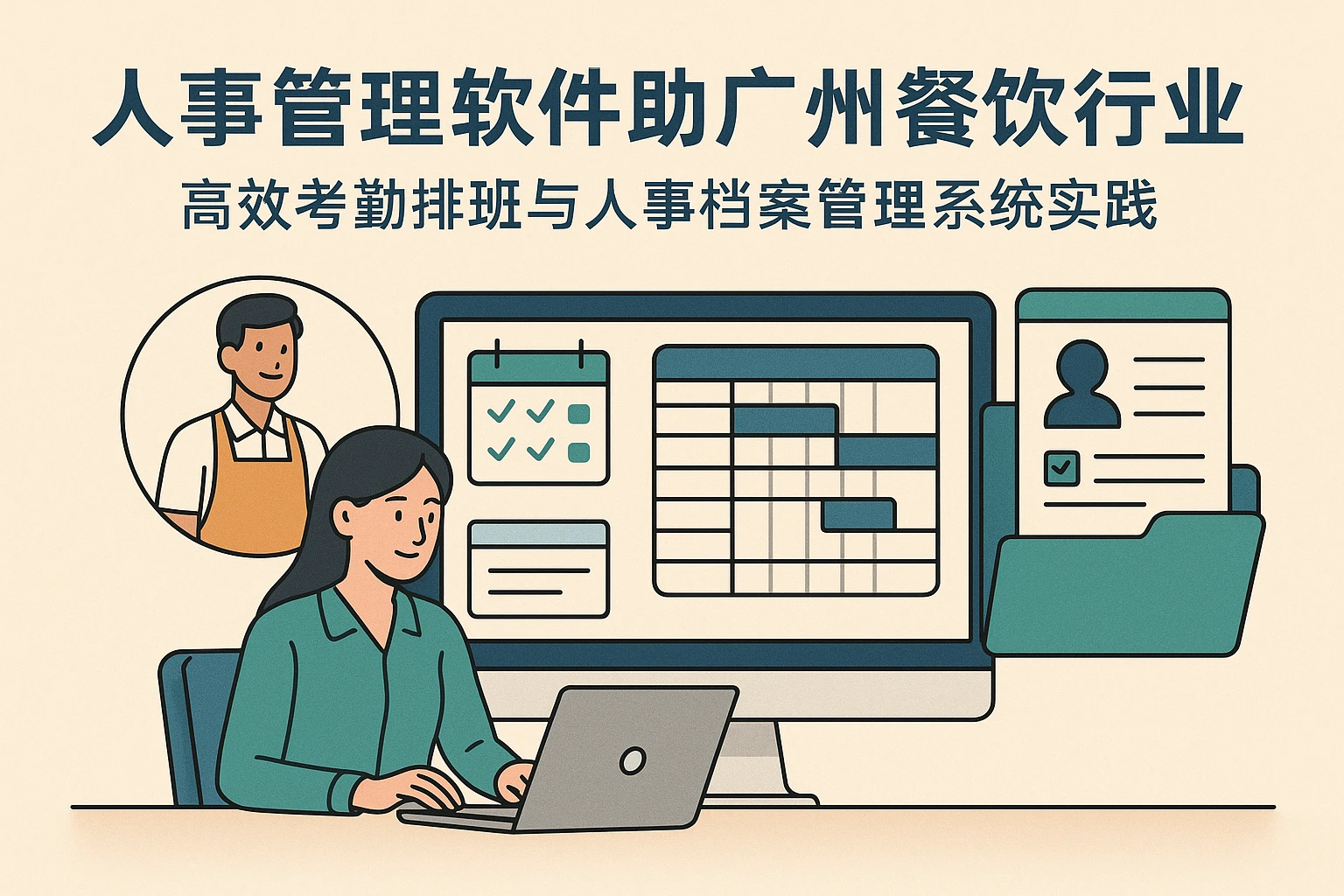 人事管理软件助力广州餐饮行业——高效考勤排班与人事档案管理系统实践