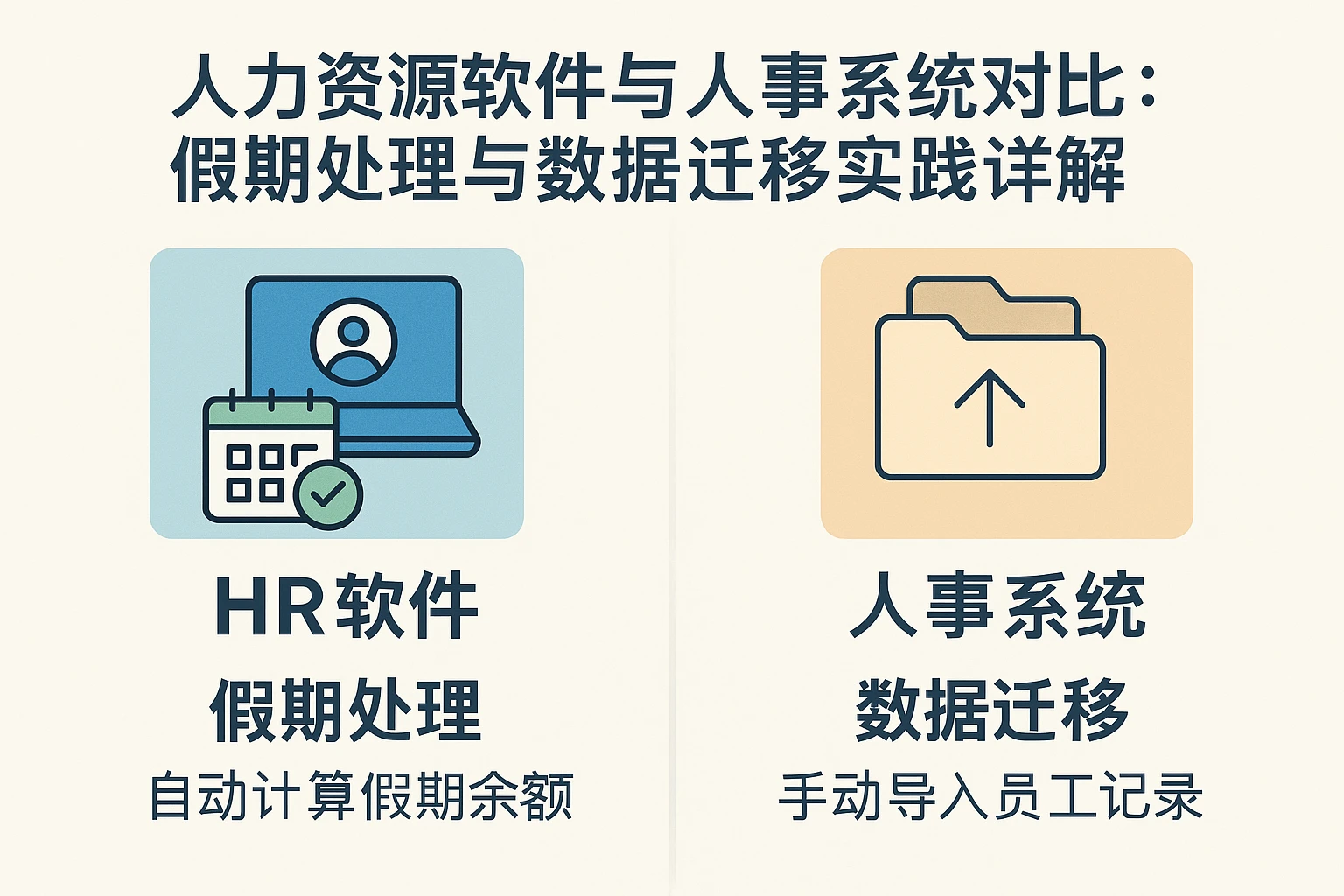 人力资源软件与人事系统对比：假期处理与数据迁移实践详解