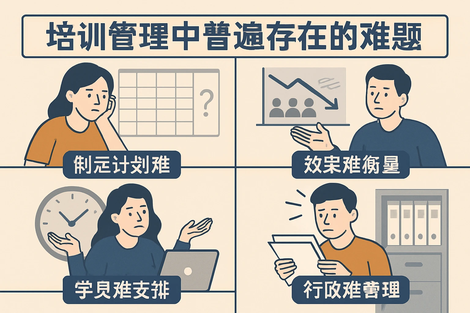 培训管理中普遍存在的难题