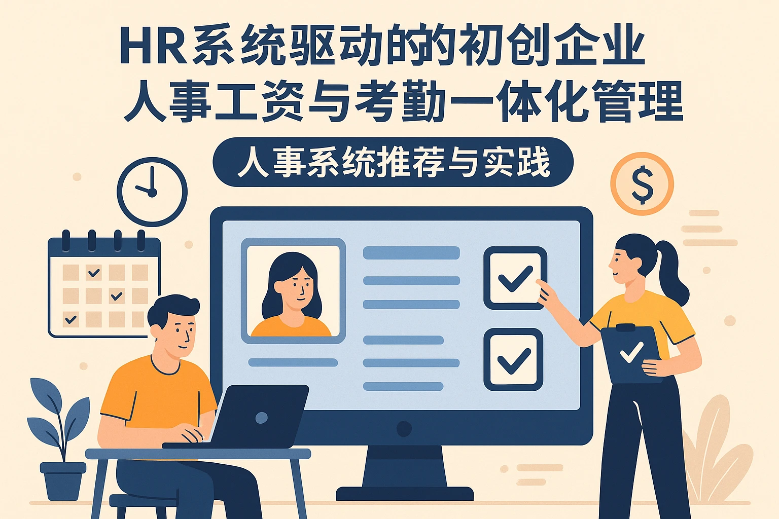 HR系统驱动的初创企业人事工资与考勤一体化管理——人事系统推荐与实践