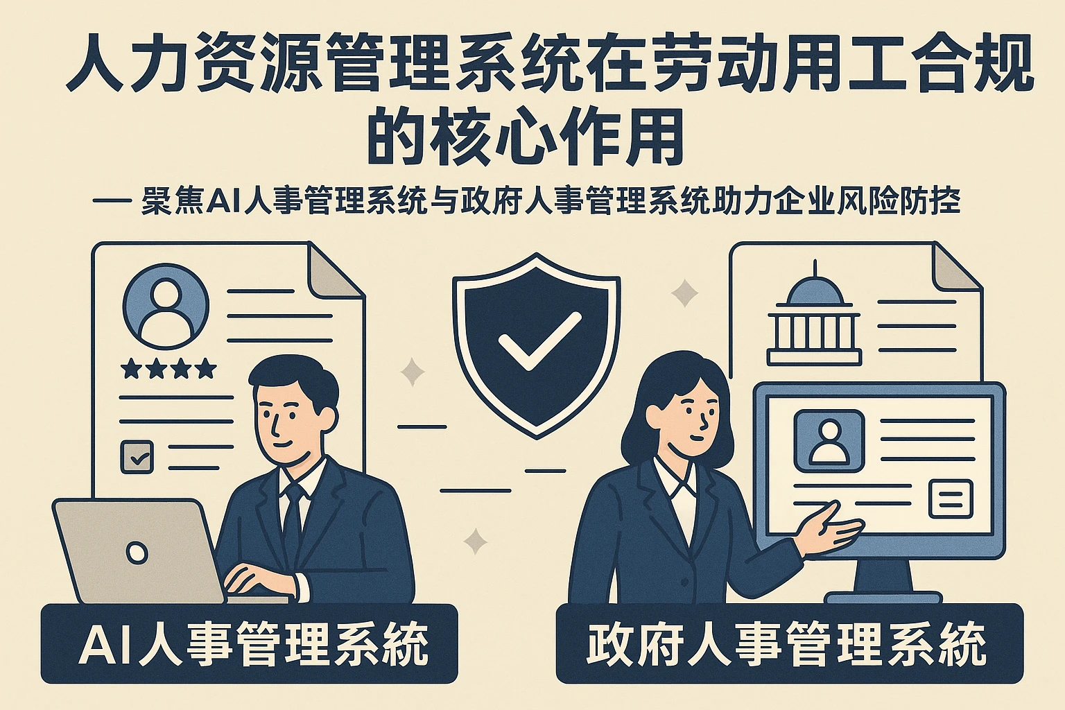 人力资源管理系统在劳动用工合规中的核心作用 —— 聚焦AI人事管理系统与政府人事管理系统助力企业风险防控