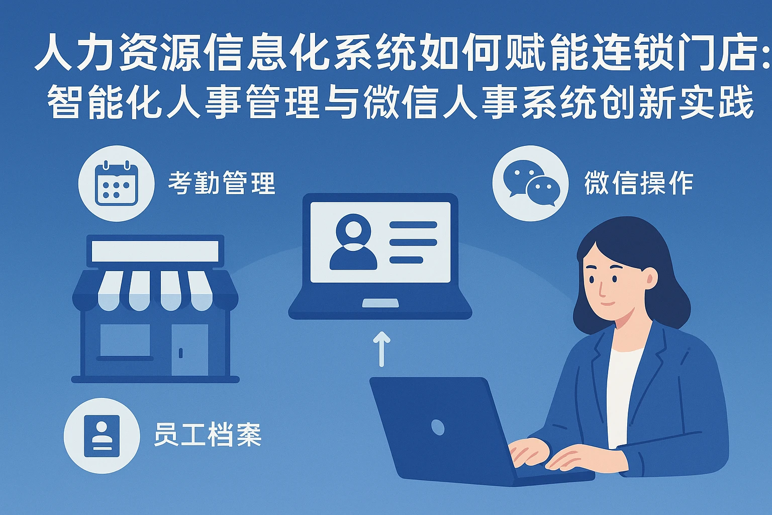 人力资源信息化系统如何赋能连锁门店：智能化人事管理与微信人事系统创新实践