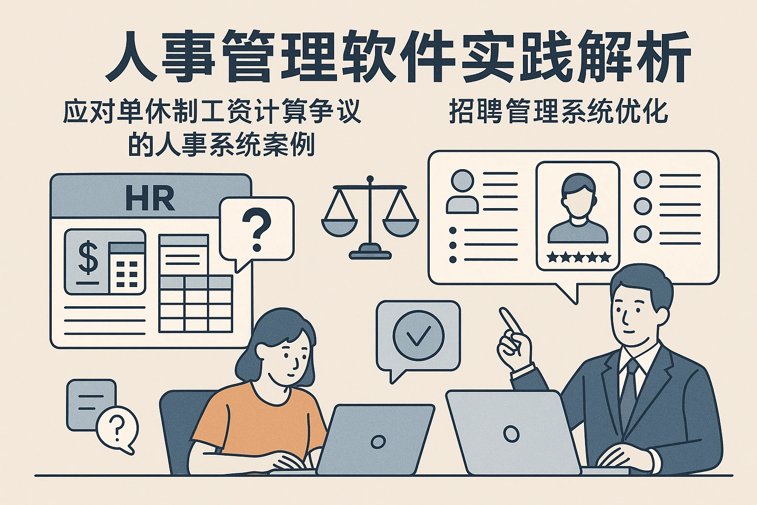 人事管理软件实践解析：应对单休制工资计算争议的人事系统案例与招聘管理系统优化