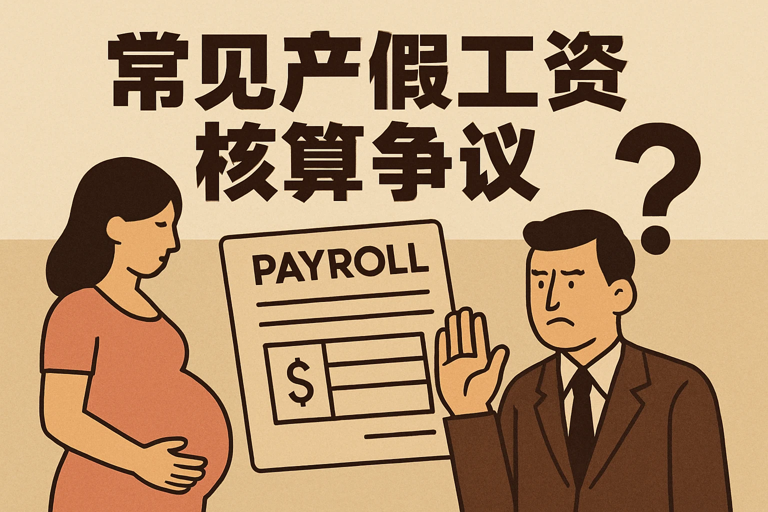 常见产假工资核算争议