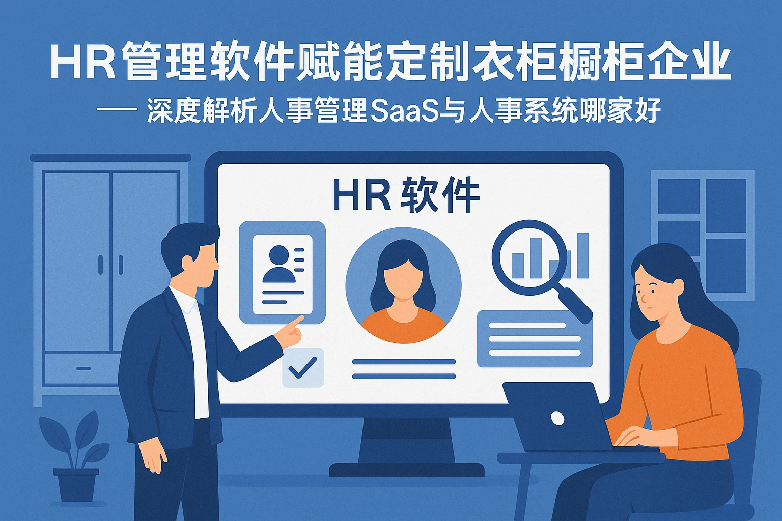 HR管理软件赋能定制衣柜橱柜企业——深度解析人事管理SaaS与人事系统哪家好