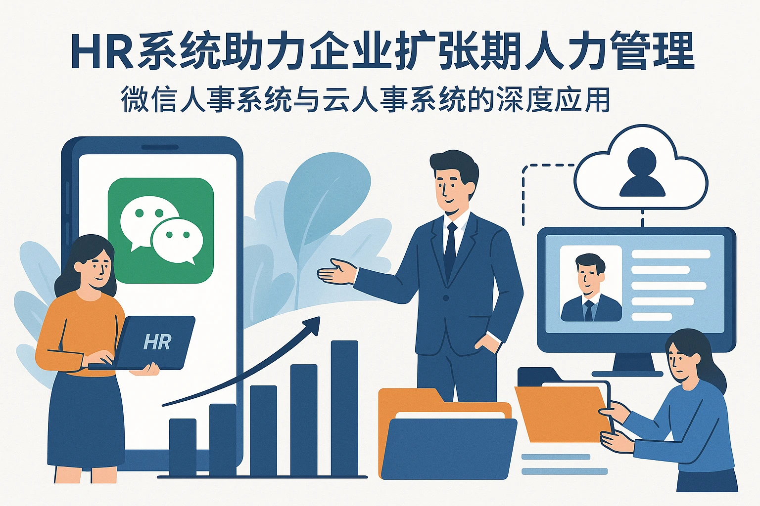 HR系统助力企业扩张期人力管理——微信人事系统与云人事系统的深度应用