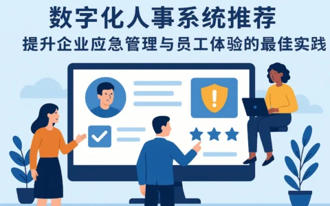 数字化人事系统推荐：提升企业应急管理与员工体验的最佳实践