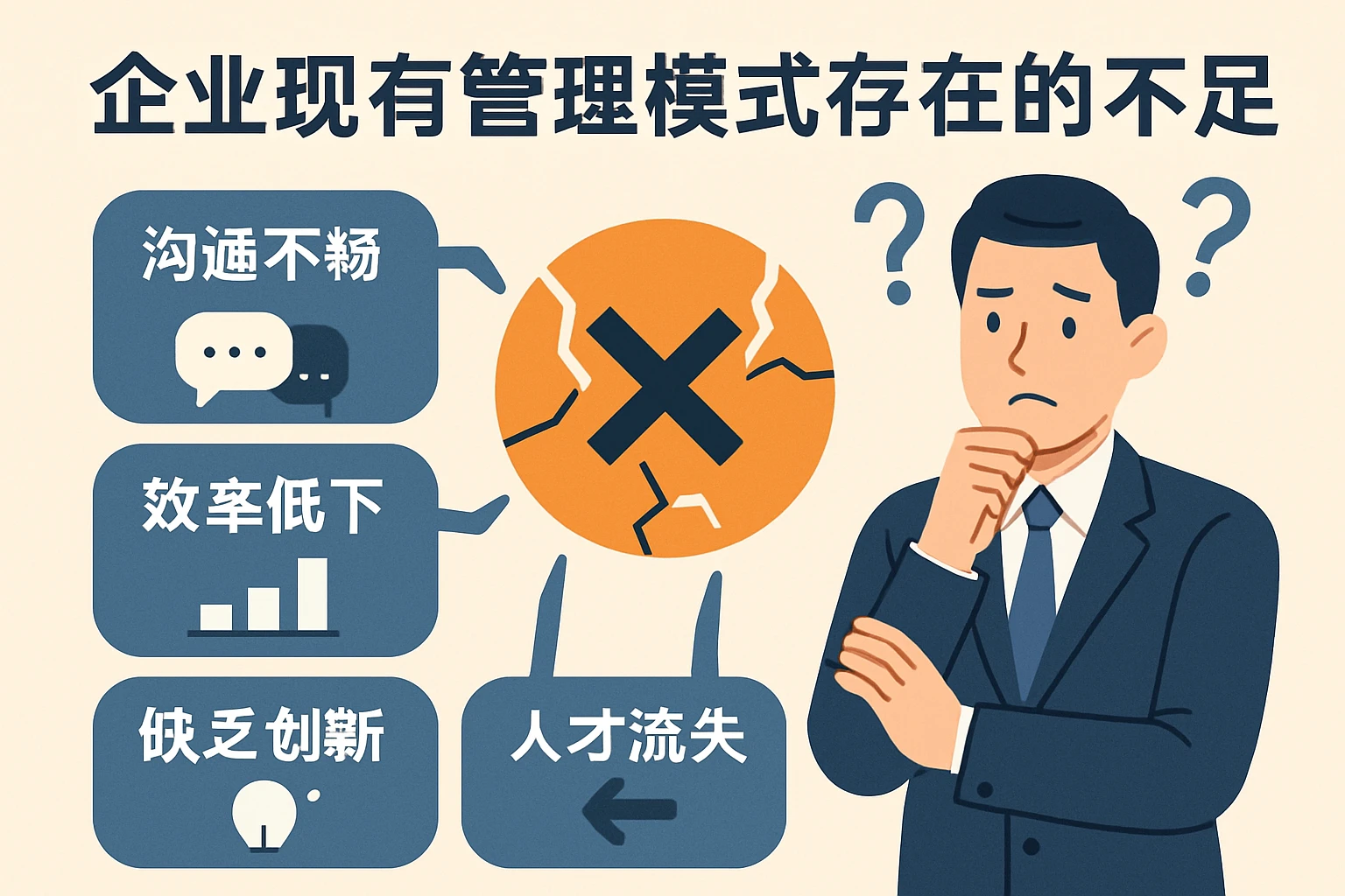 企业现有管理模式存在的不足