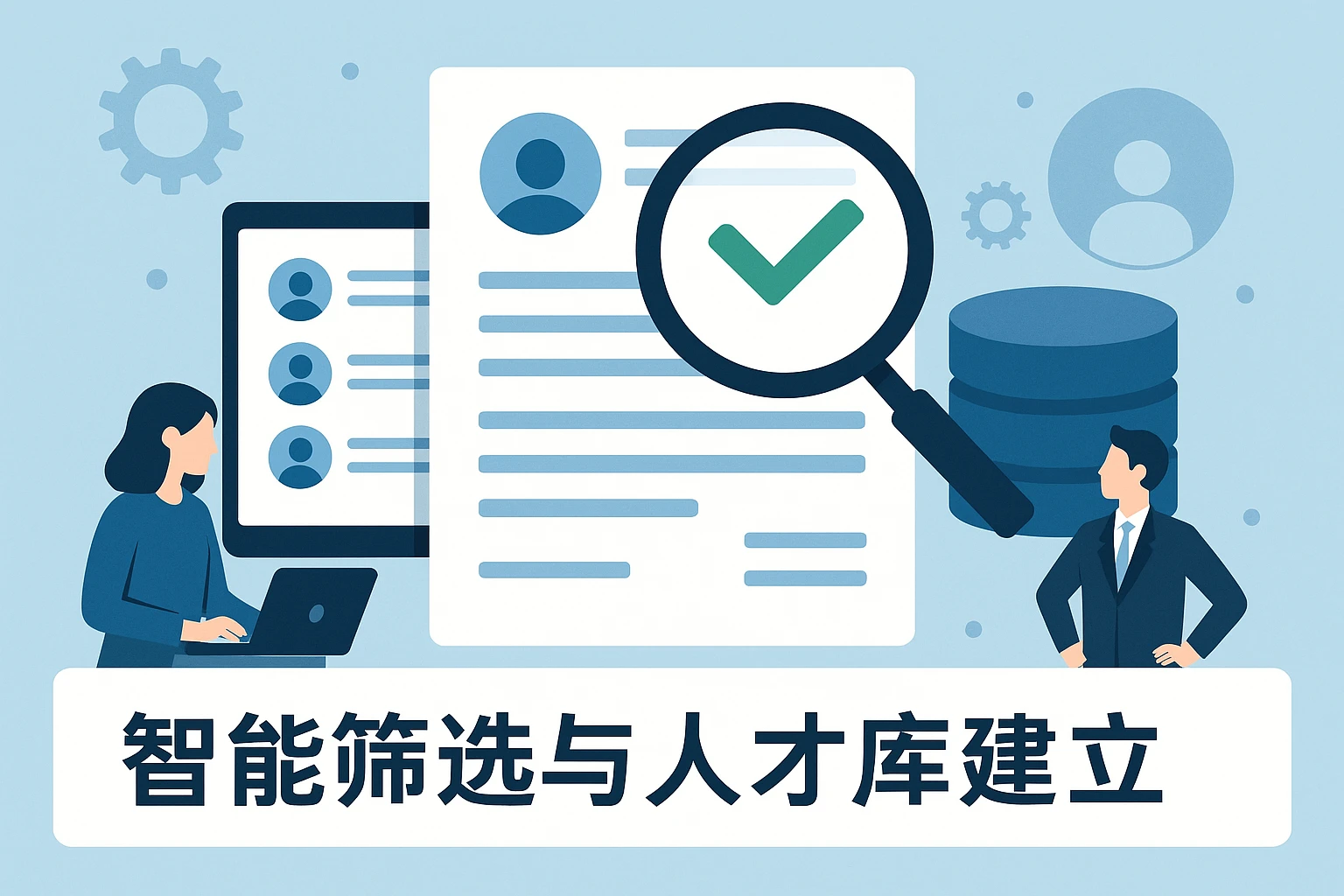 智能筛选与人才库建立