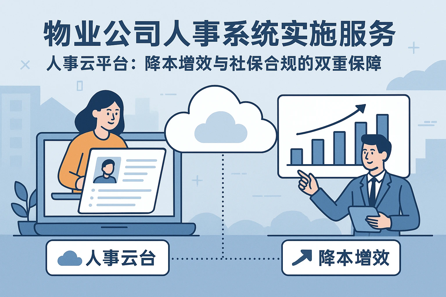 物业公司人事系统实施服务与人事云平台：降本增效与社保合规的双重保障
