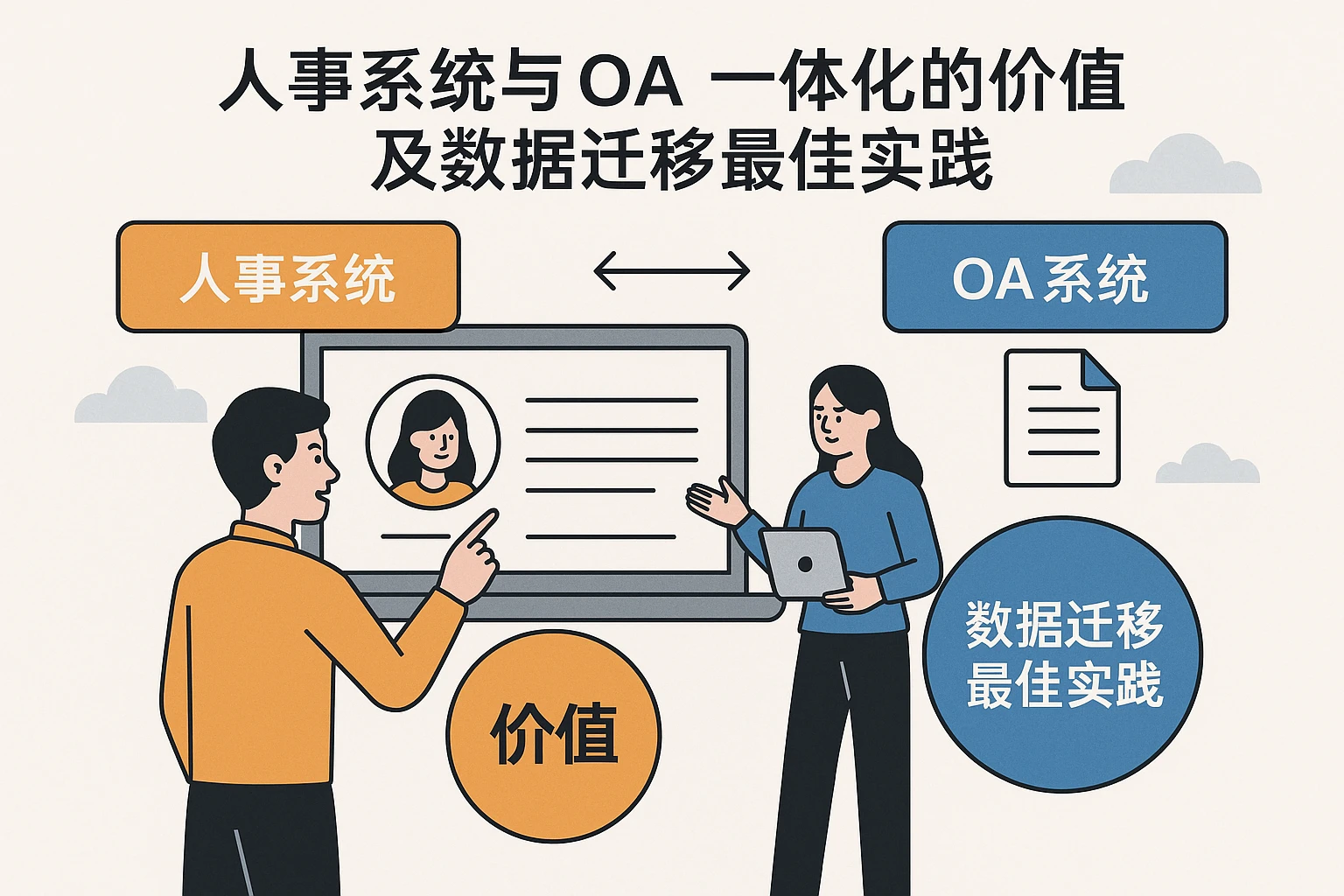 人事系统与OA一体化的价值及数据迁移最佳实践