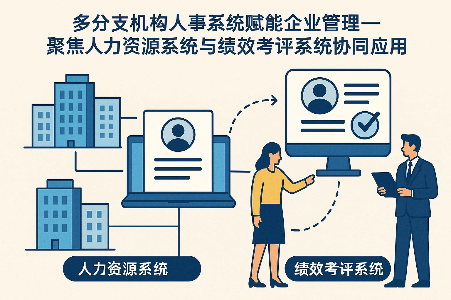 多分支机构人事系统赋能企业管理——聚焦人力资源系统与绩效考评系统协同应用