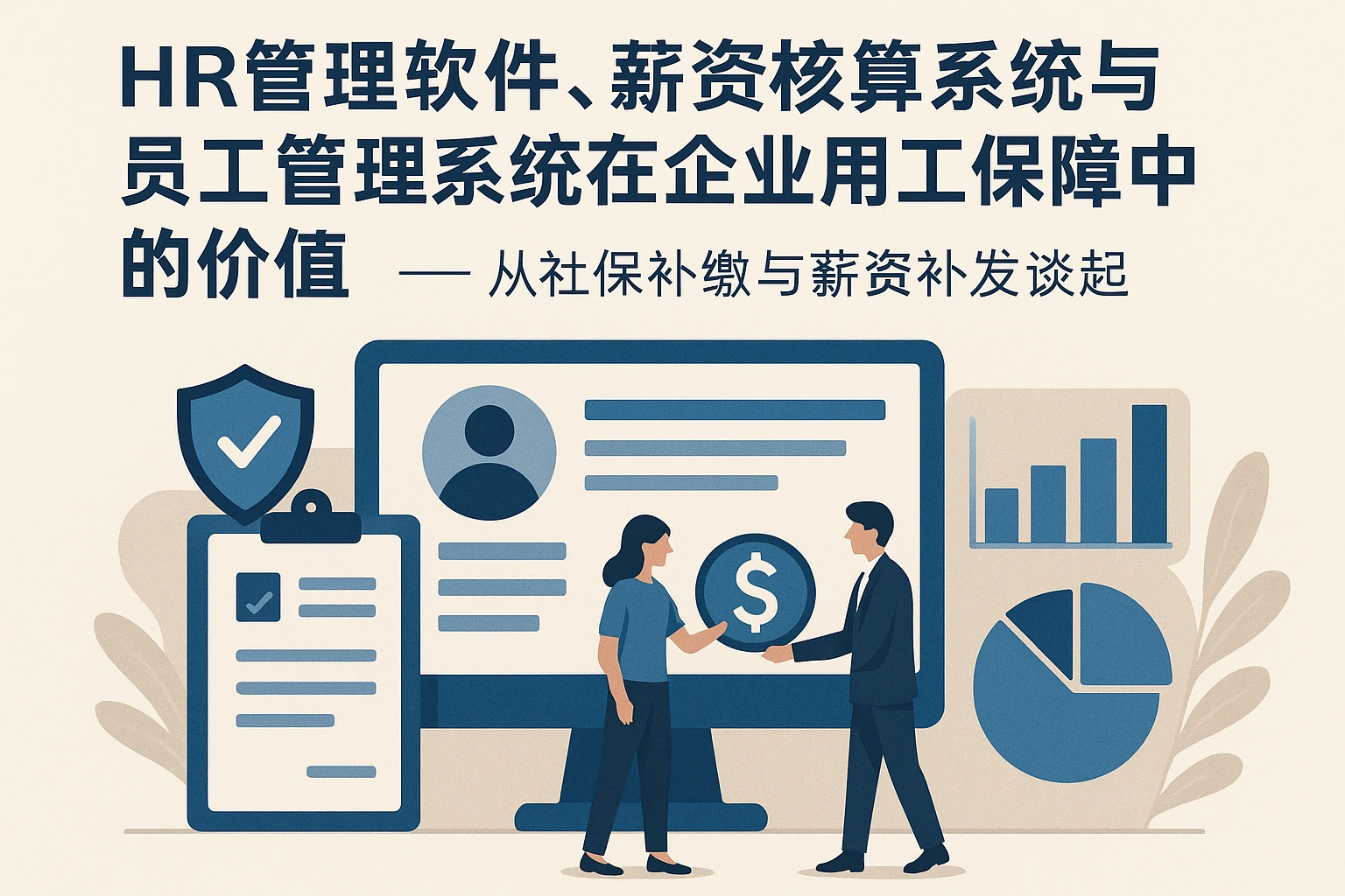 HR管理软件、薪资核算系统与员工管理系统在企业用工保障中的价值 —— 从社保补缴与薪资补发谈起