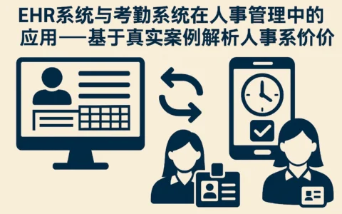 EHR系统与考勤系统在人事管理中的应用——基于真实案例解析人事系统价值