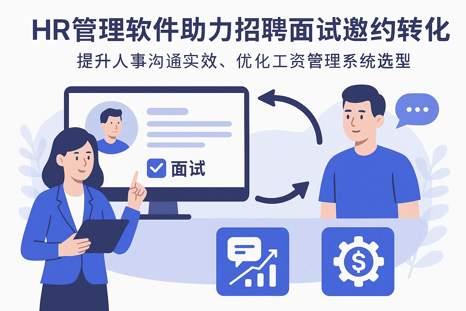 HR管理软件助力招聘面试邀约转化——提升人事沟通实效，优化工资管理系统选型