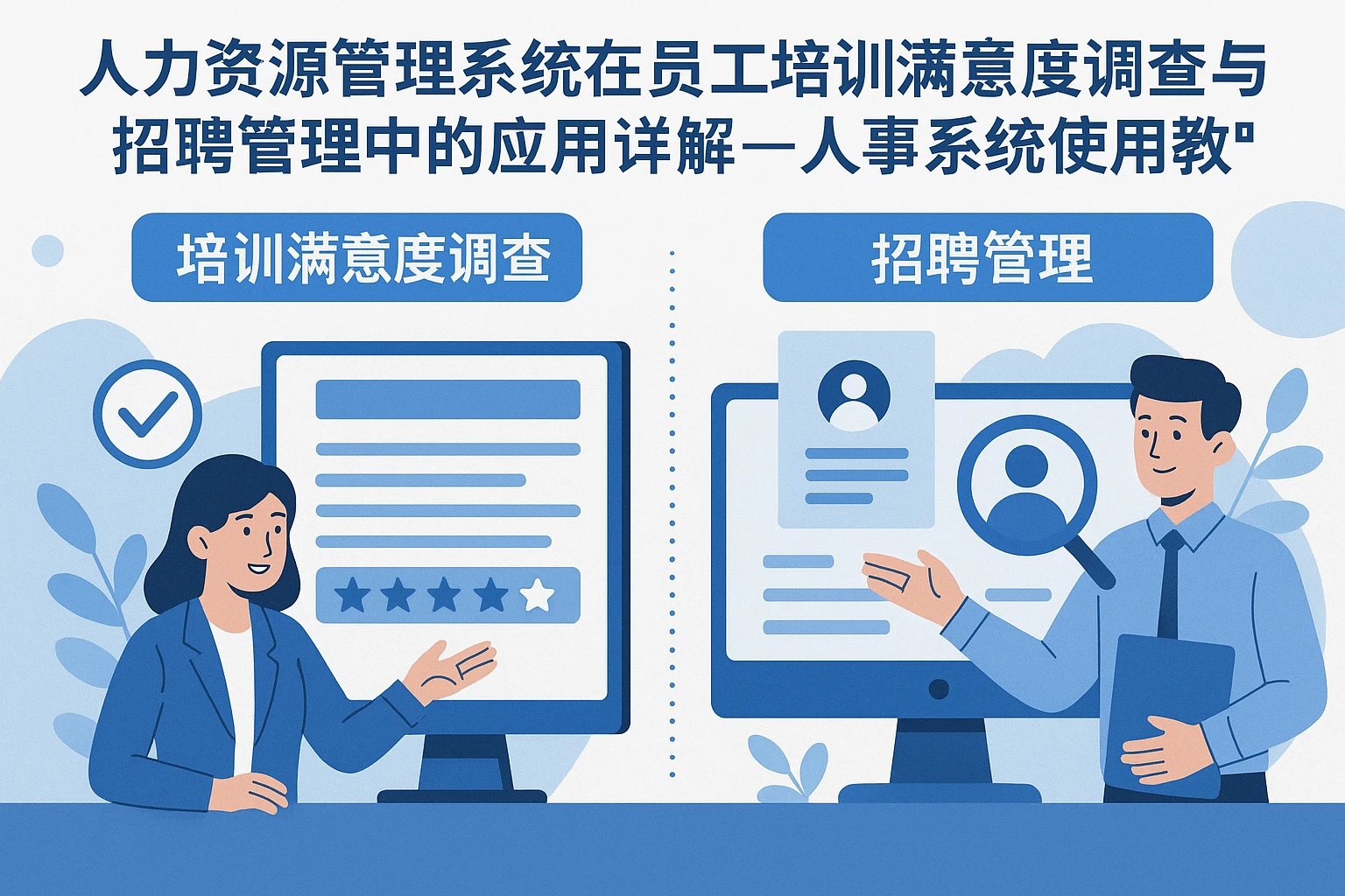 人力资源管理系统在员工培训满意度调查与招聘管理中的应用详解——人事系统使用教程