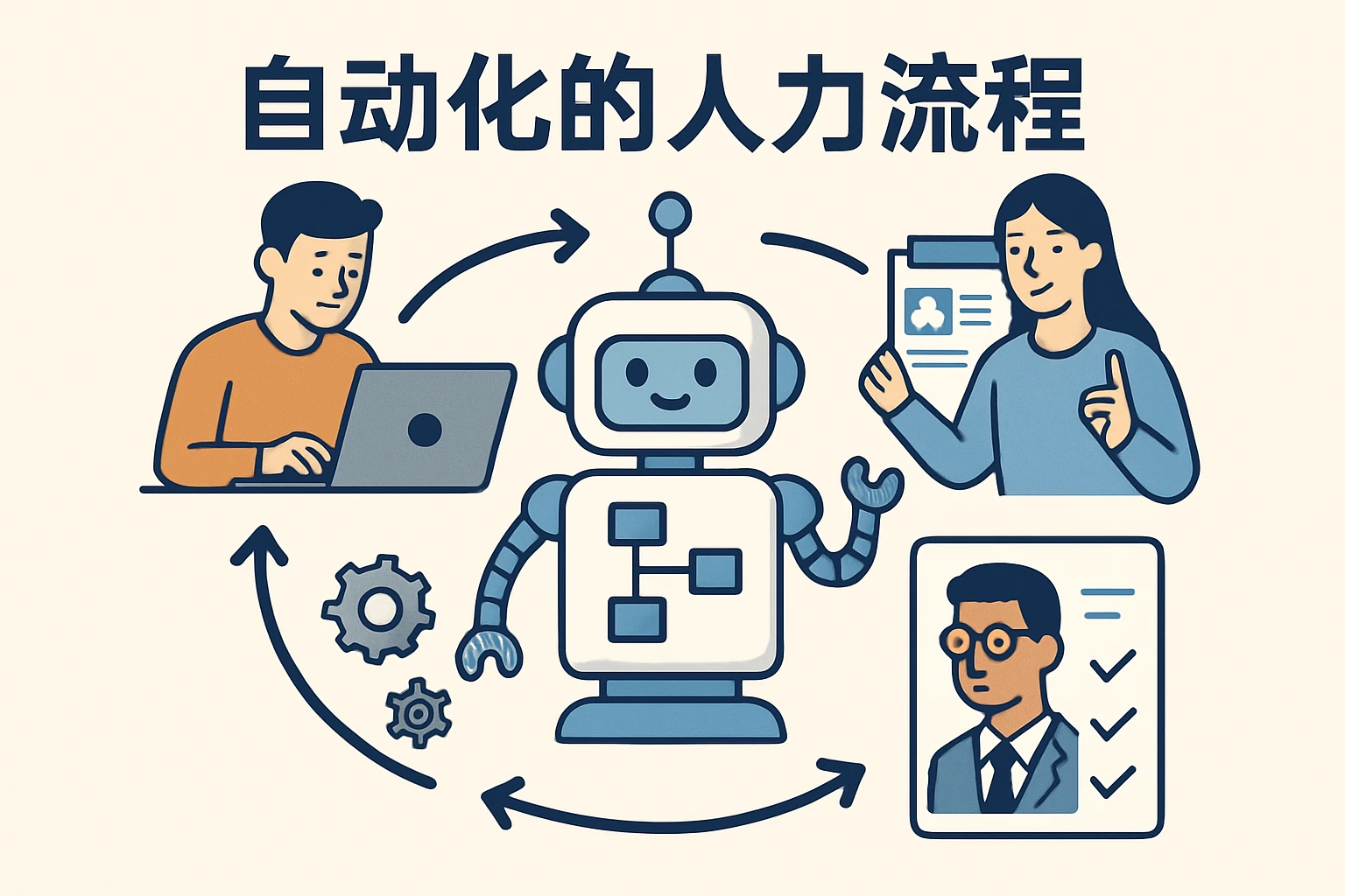 自动化的人力流程