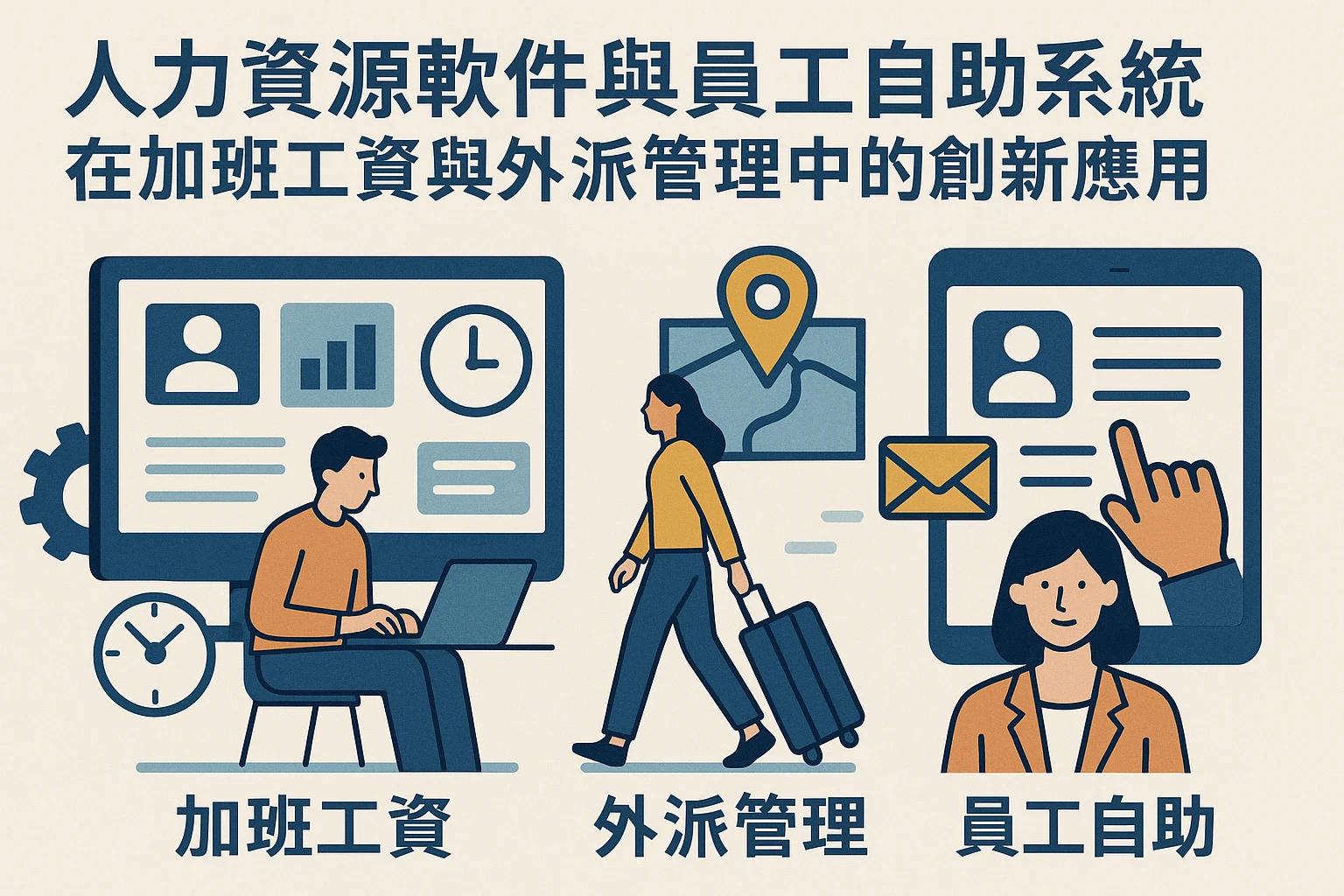 人力资源软件与员工自助系统在加班工资与外派管理中的创新应用