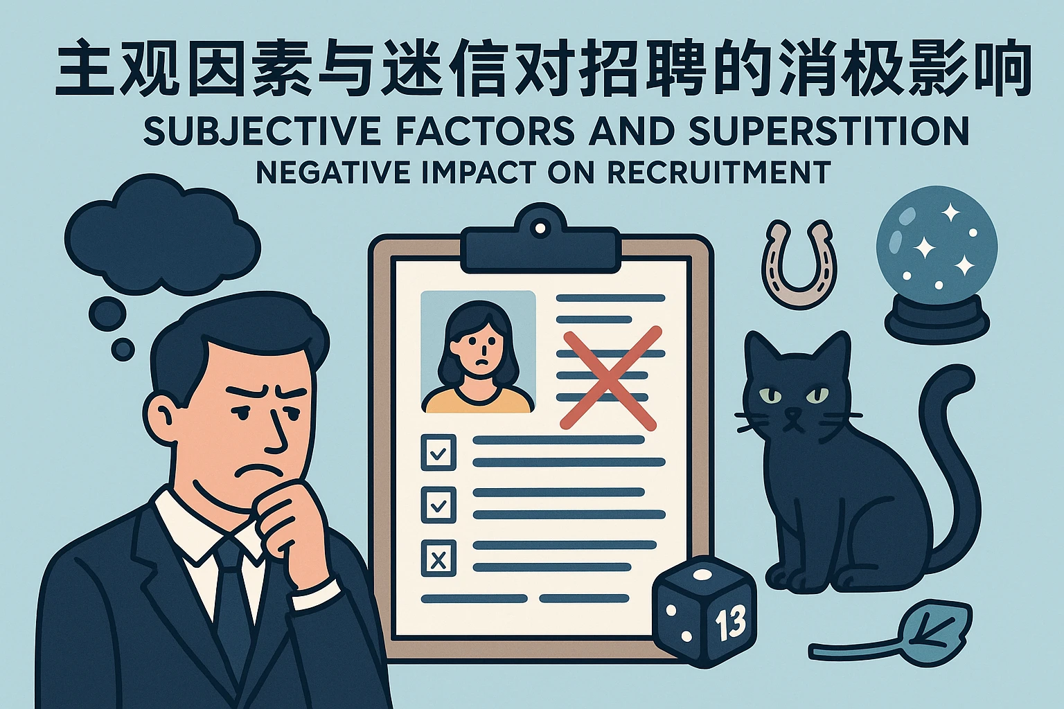 主观因素与迷信对招聘的消极影响
