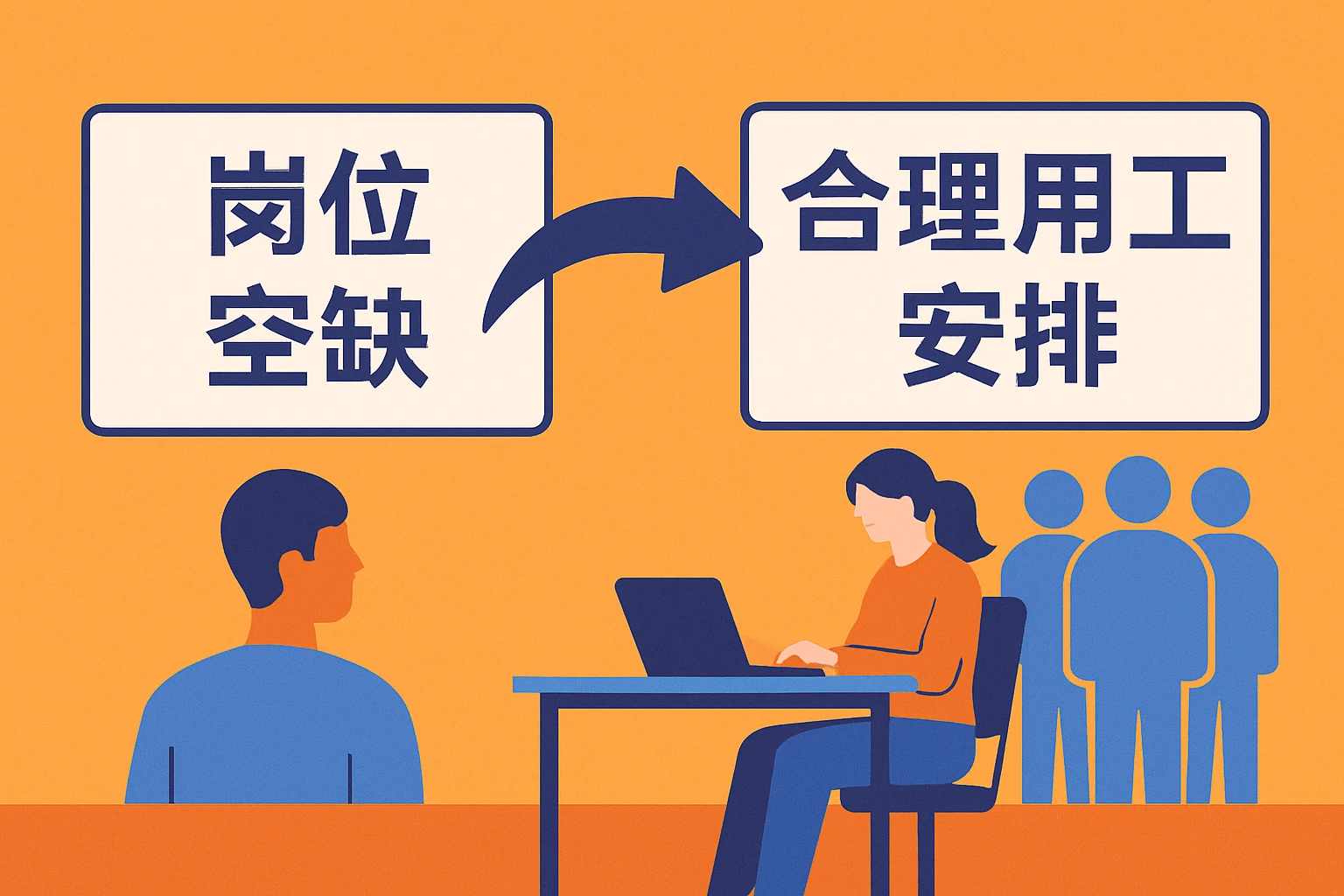 岗位空缺与合理用工安排