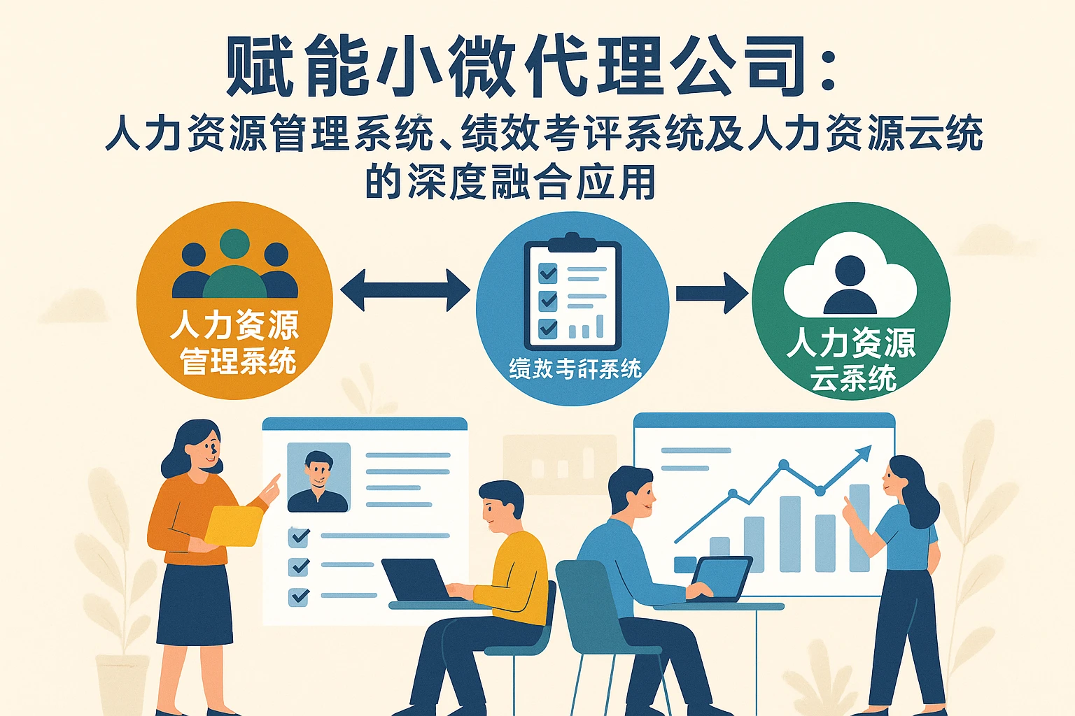 赋能小微代理公司：人力资源管理系统、绩效考评系统及人力资源云系统的深度融合应用