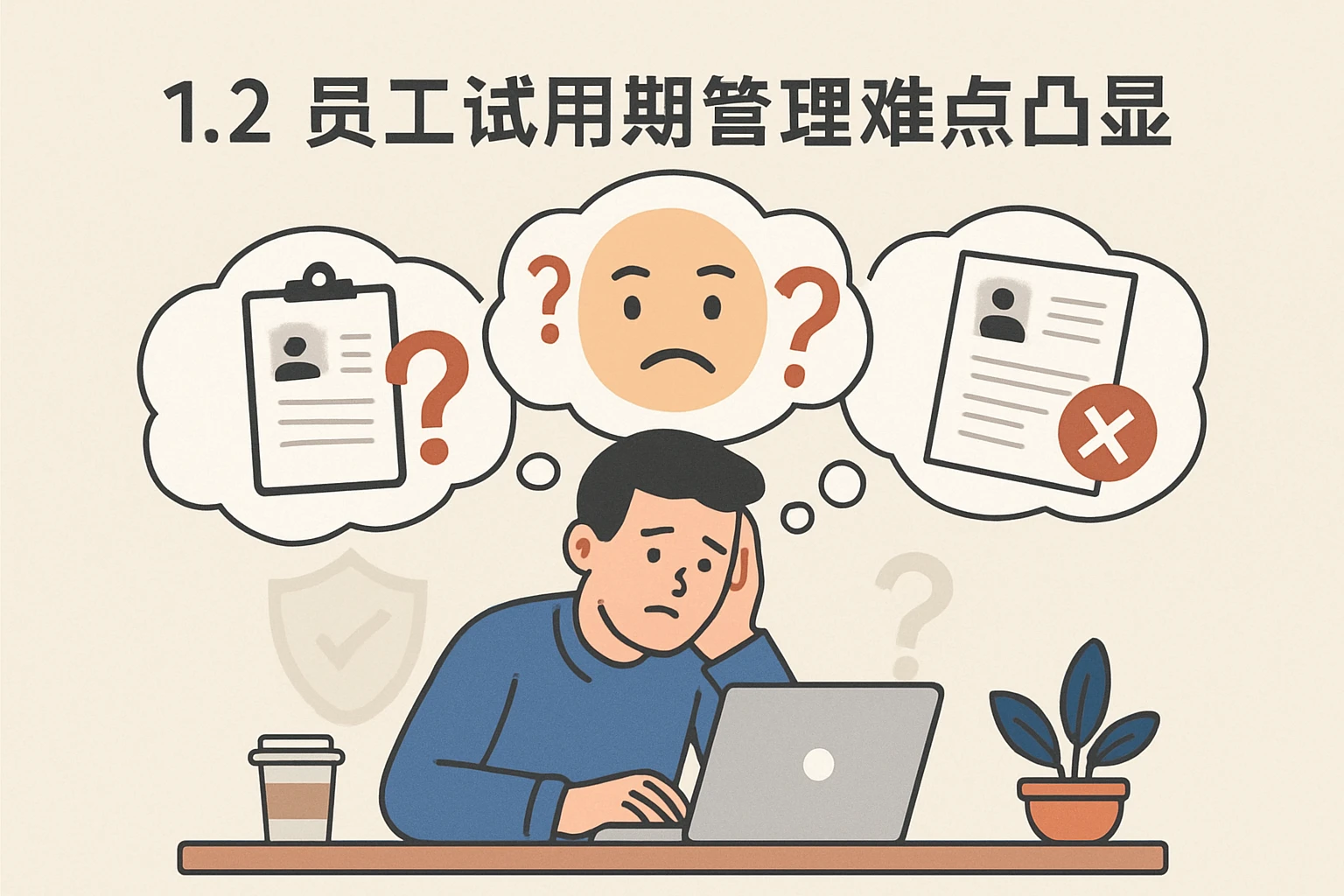 1.2 员工试用期管理难点凸显