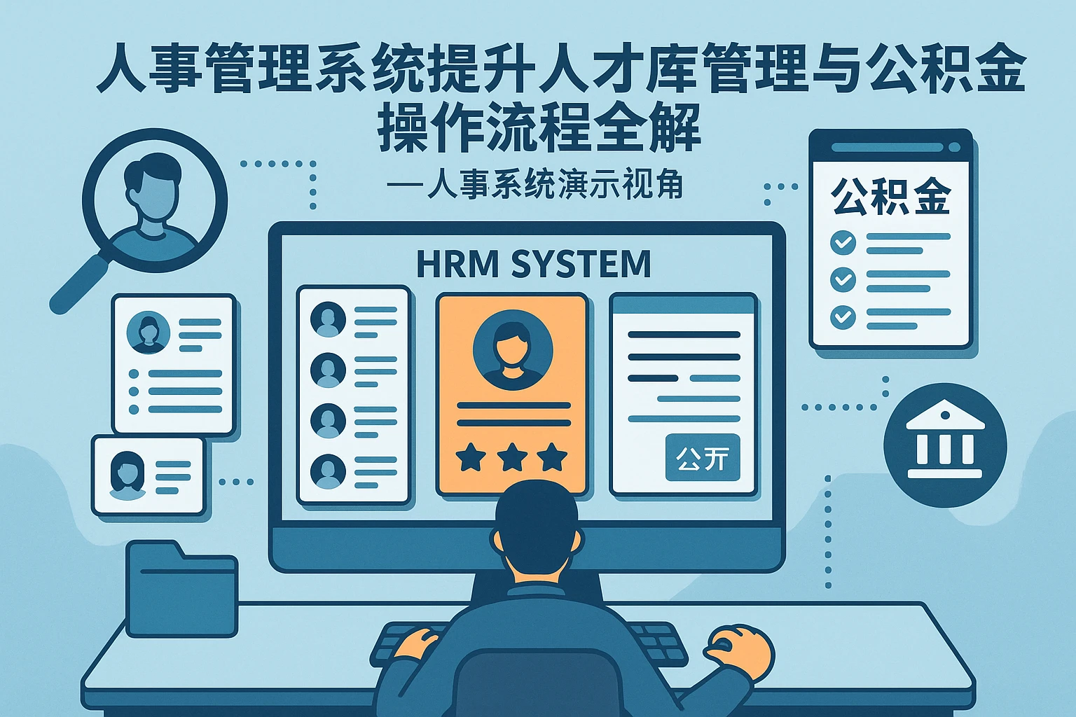 人事管理系统提升人才库管理与公积金操作流程全解——人事系统演示视角