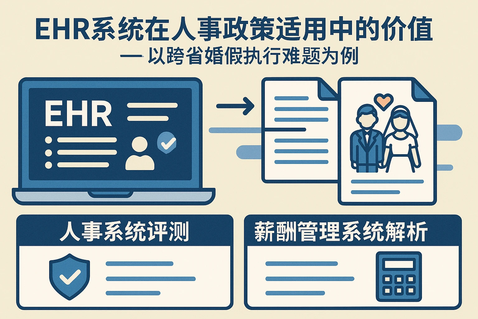 EHR系统在人事政策适用中的价值——以跨省婚假执行难题为例的人事系统评测与薪酬管理系统解析
