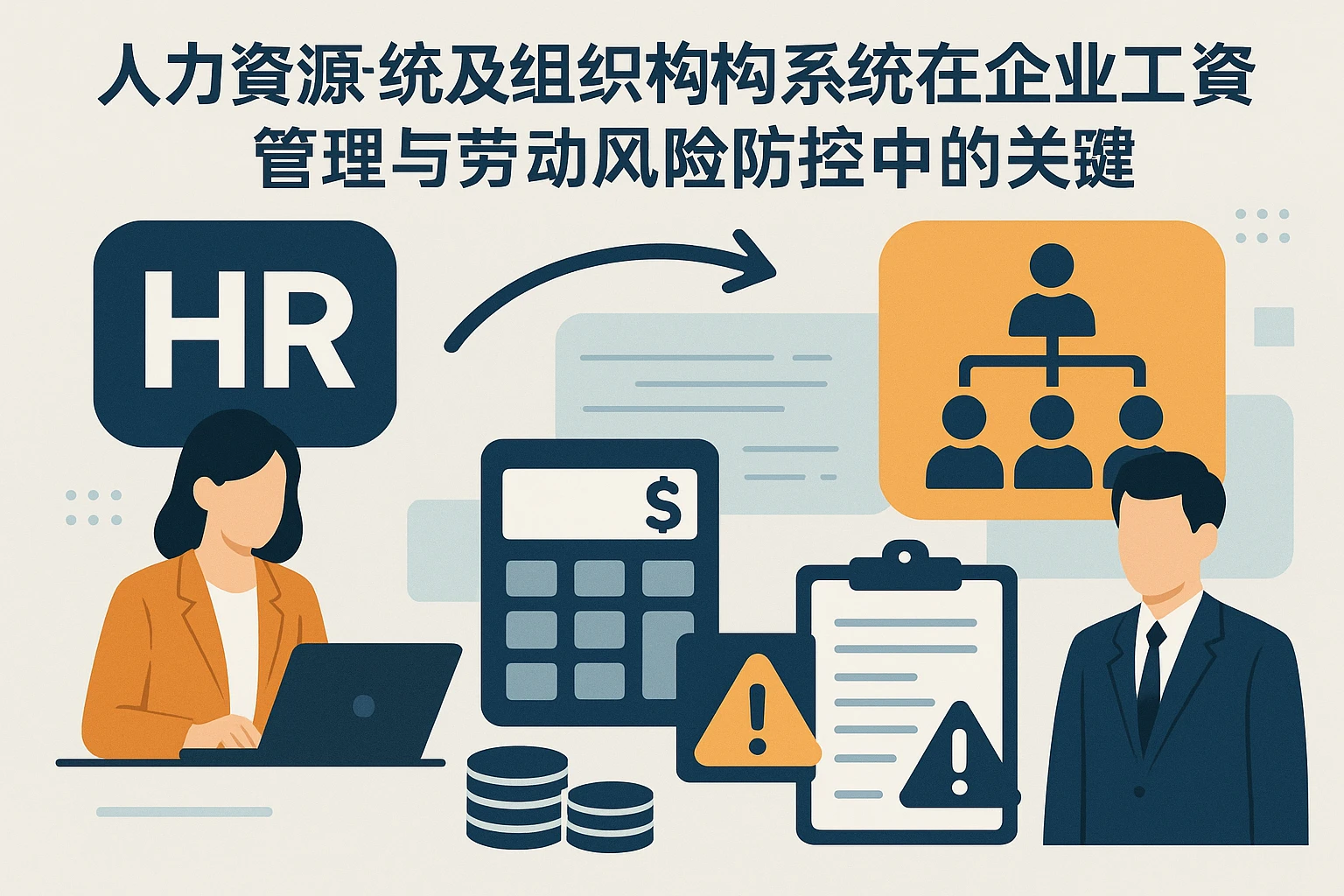 人力资源系统与组织架构管理系统在企业工资管理与劳动风险防控中的关键作用