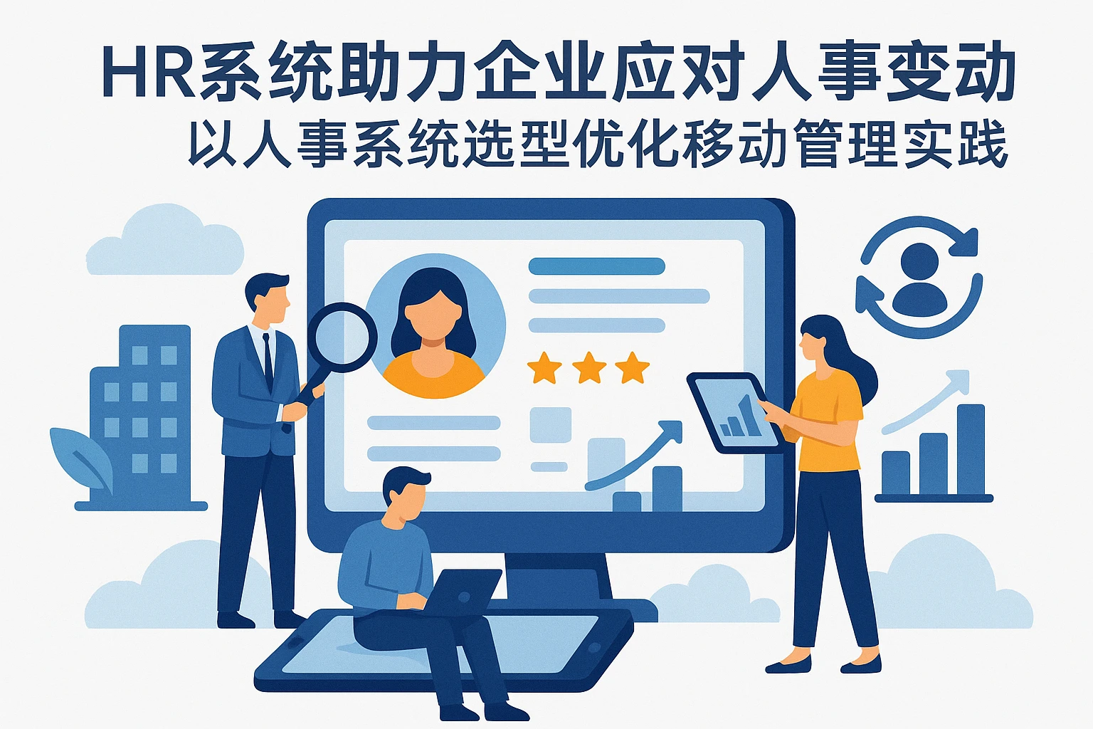 HR系统助力企业应对人事变动：以人事系统选型优化移动管理实践