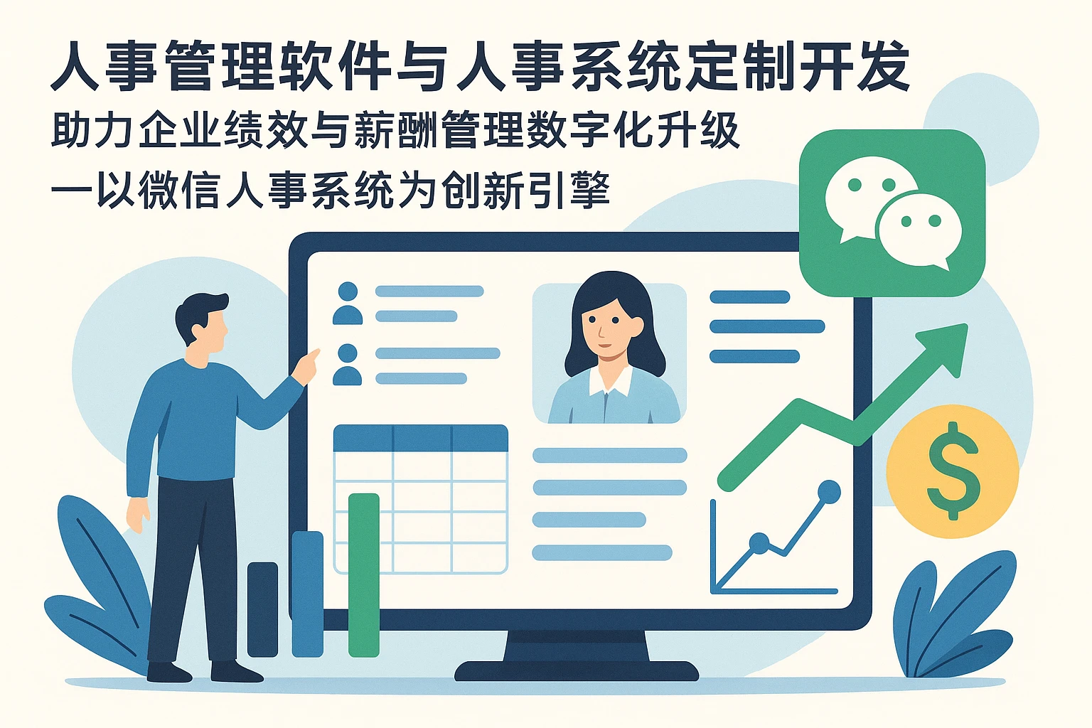 人事管理软件与人事系统定制开发，助力企业绩效与薪酬管理数字化升级——以微信人事系统为创新引擎