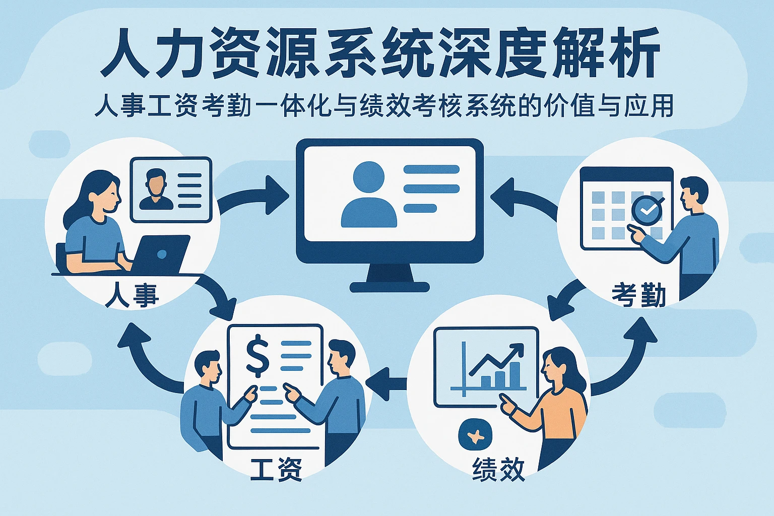 人力资源系统深度解析：人事工资考勤一体化与绩效考核系统的价值与应用