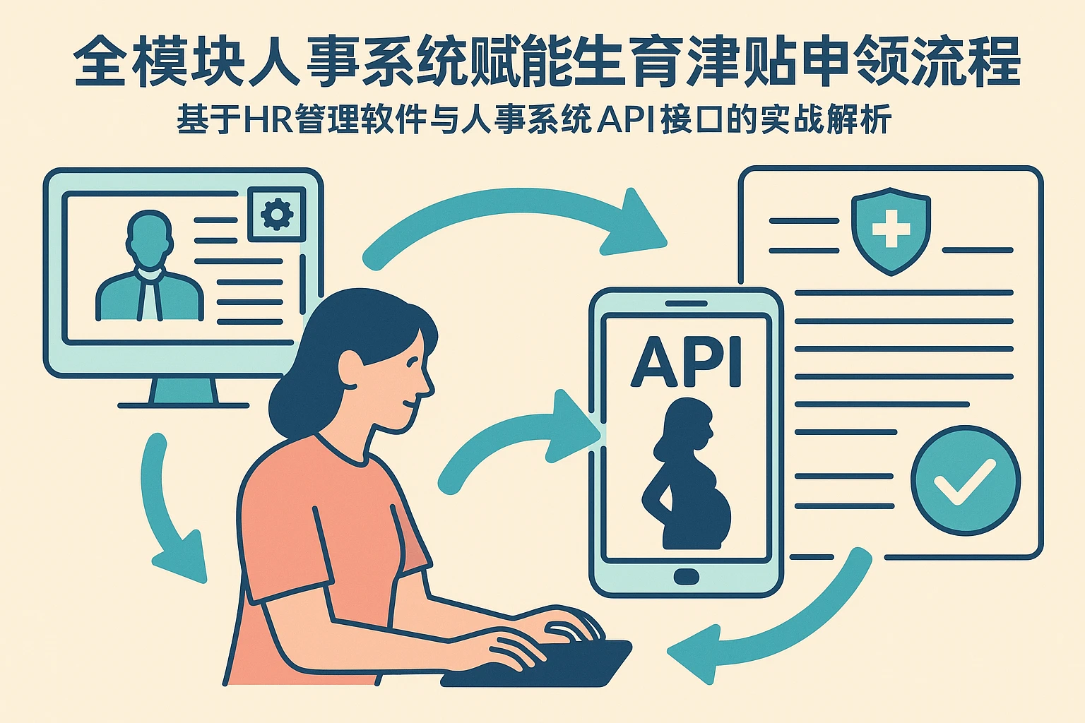 全模块人事系统赋能生育津贴申领流程——基于HR管理软件与人事系统API接口的实战解析