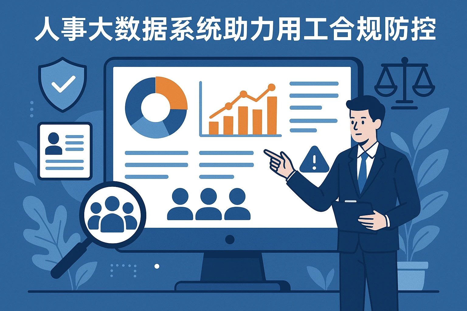 人事大数据系统助力用工合规与风险防控